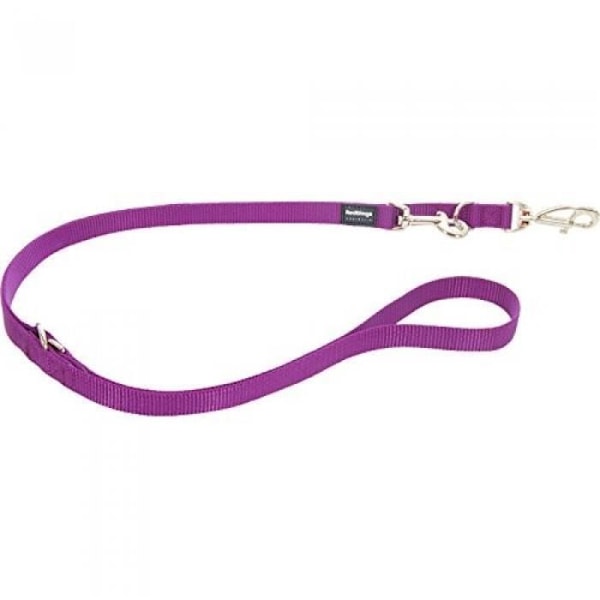 Koiran talutushihna - PUNAINEN DINGO - 3 asentoa - Violetti - 2m - 20 mm