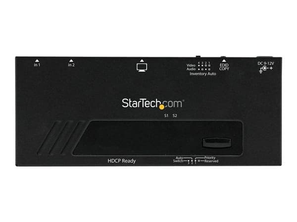STARTECH 2-Port HDMI Video Switch med Auto-Priority Switching - 1080p