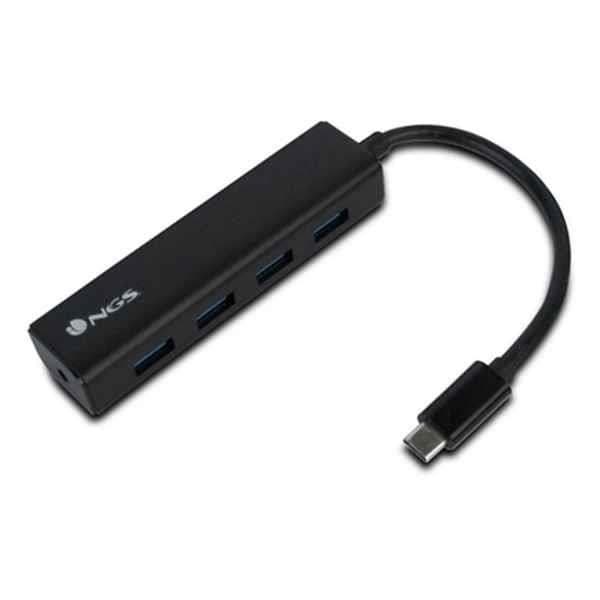 NGS WONDERHUB4 5 Gbps 4 Port USB Hub Sort - - - NGS