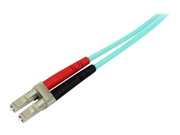 OM4 fiber optic kabel - STARTECH.COM - Duplex multimode LC LC - 2 m - 100 Gb - Aqua Vand