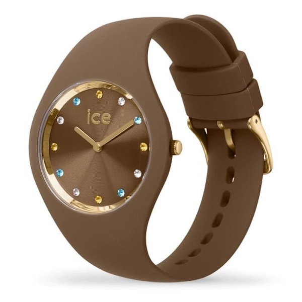 ICE WATCH ur - Dame - 022285 - Brun silikone - Vandtæt 10 ATM kastanj