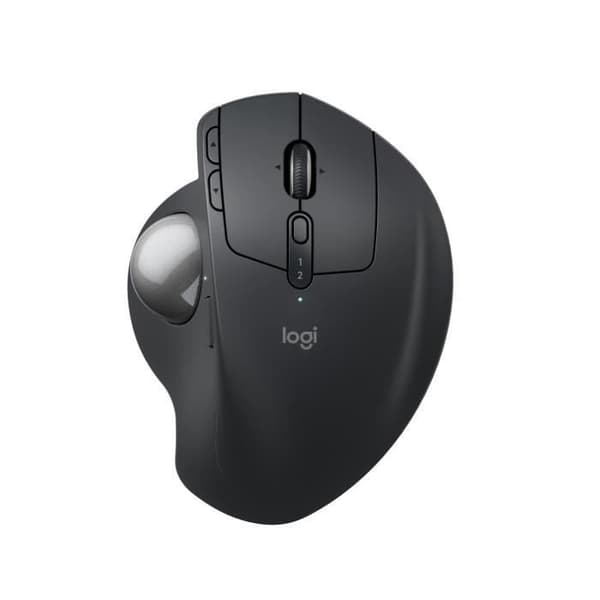 Ergonomisk mus - trådløs - Logitech - MX ERGO S - Grafit