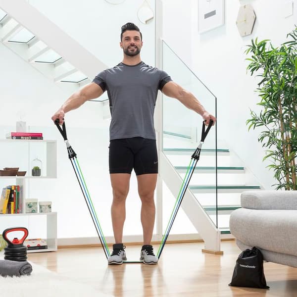 Vibrationsplatform - INNOVAGOODS - Vivflow - 99 niveauer - Bluetooth højttaler - 5 programmer Blå