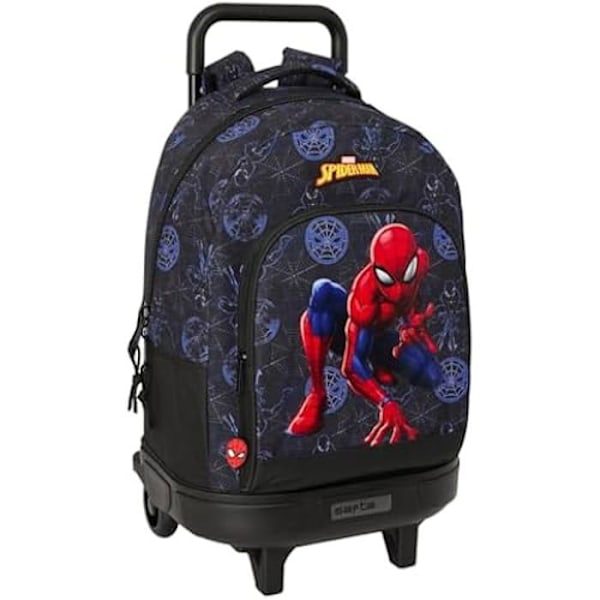 Pyörällinen reppu - SAFTA - Spiderman Attack - Kompakti - Irrotettava - Mukava