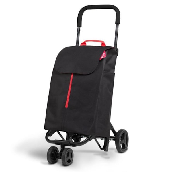 Gåvogn - Gimi gåvogn - 169325 - Lukbart stel af rustfrit stål, Sort, 50 l sort