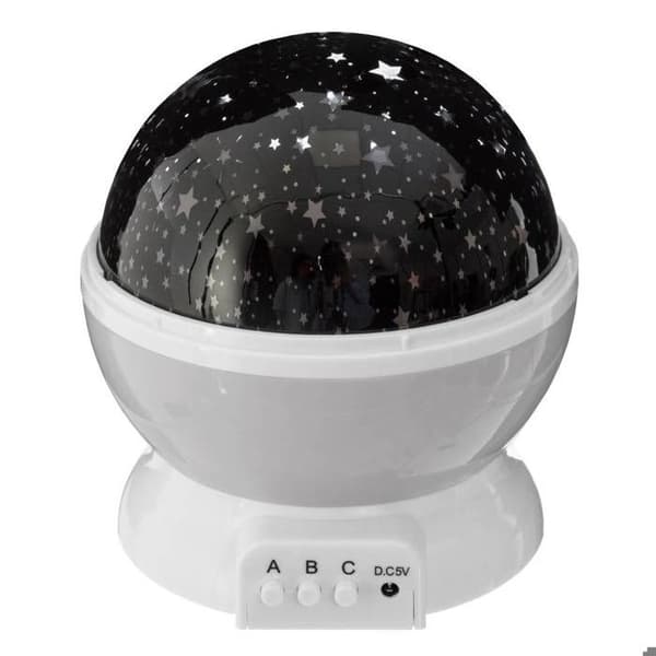 Stjerneprojektor natlampe grå - Atmosphera indretningsdesigner Grå