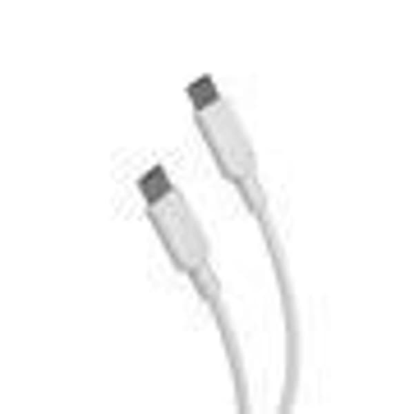 USB C - Kaapeli - MUVIT - 3 m - Valkoinen - Lataus ja synkronointi - USB C -liittimet