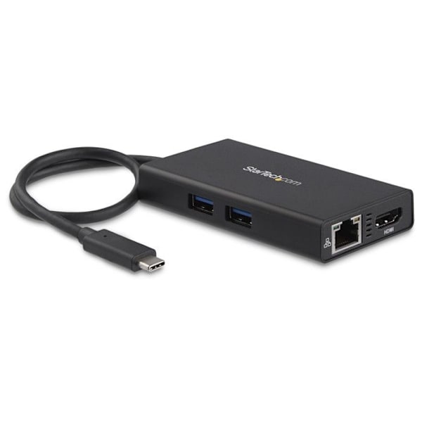 USB-C monipistoriliitin - STARTECH.COM - HDMI 4K - Tehojakelu - Ethernet - USB 3.0