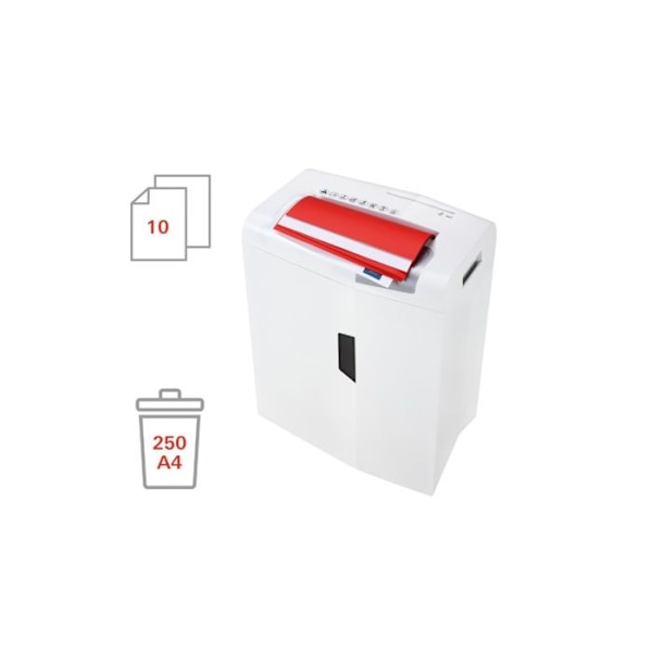 shedstar X10 dokumentmakulator, tværsnit: 4,5 x 30 mm vit/silver