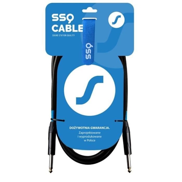 SSQ JMPJMP2 SS-1446 Mono Jack kabel - Mono Jack 2 m Sort