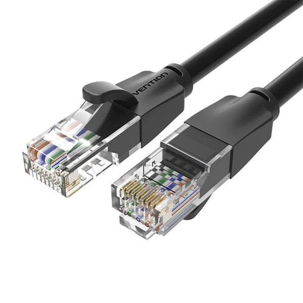 Netværkskabel - VENTION - UTP CAT6 - 40 m - 1000 Mbit/s - Sort