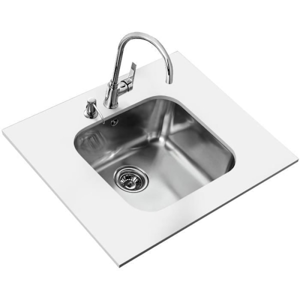 Teka BE 45.40 1C, Rustfrit stål, Rustfrit stål, 1 skåle, 20 cm, 479 mm, 429 mm