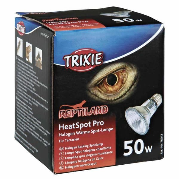 Halogenvarmelampe - TRIXIE - 65 × 88 mm - 50 W - Sølv - Specialreflektor - Levetid 2000 timer Silver