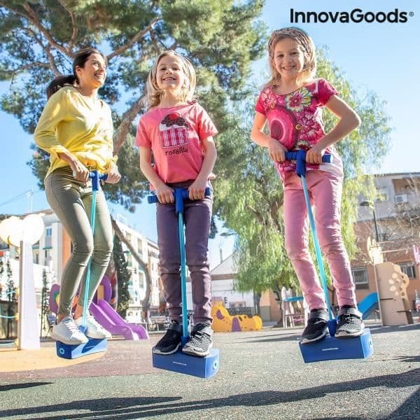 FUNP INNOVAGOODS GUMMI-HOPPINGSSTIK blå