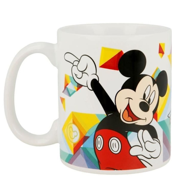 Drickskopp - STOR - Mickey Go - 325 ml - Keramik - Barn Gul