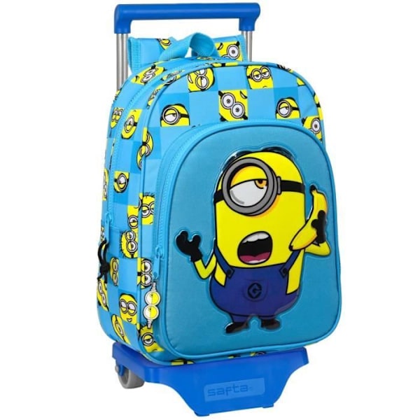 Rullakassi - MINIONS - Minionstatic - 34 CM - Huipputason matkalaukku - Lastentarha