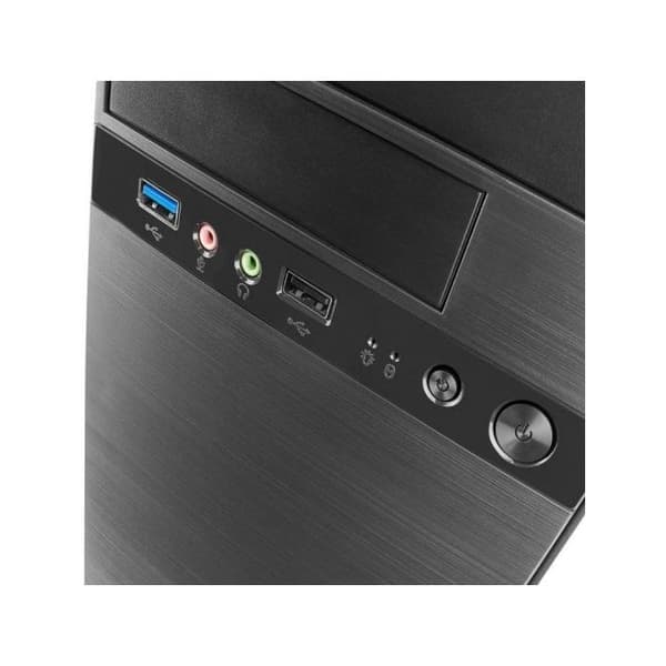 ANIMA AC4500 Micro ATX Mini Tower -kotelo 500 W virtalähteellä - musta