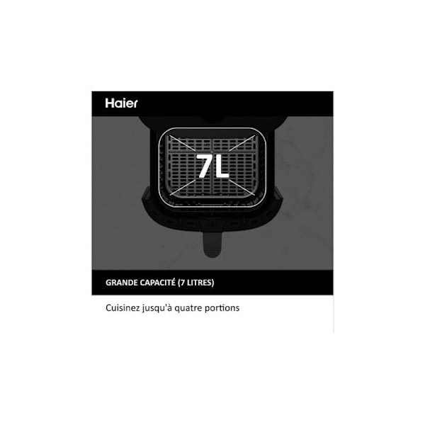 Luftfryer - Haier - HAF5TWA Series 5 - 9 i 1 - 7 L - Sort sort