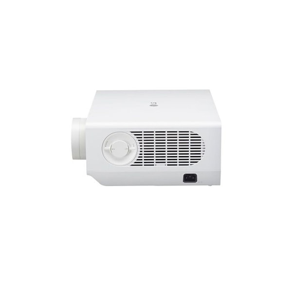 4K DLP laserprojektor med 5000 Lumens, HDR, Lens Shift, webOS 6.0, Bluetooth, HDMI 1.4 og 10W integrerede højttalere.