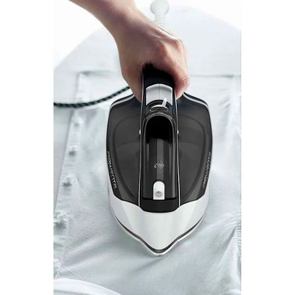 ROWENTA Effective 2 Höyrysilitysrauta - 2200 W - Ruostumaton teräspohja - Puristustoiminto - Kalkinpoistojärjestelmä