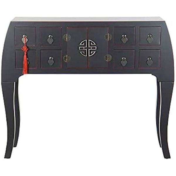 Konsol - DKD Heminredning - Blå Röd - MDF Trä - 98 x 26 x 80 cm - Entrémöbler Flerfärgad