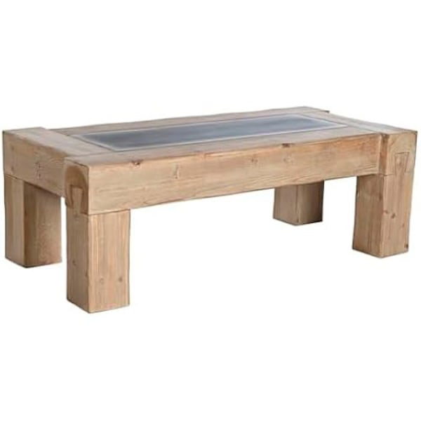 Soffbord - HOME ESPRIT - Rektangulärt - MDF-trä - 140 x 70 x 46 cm - Flerfärgad Flerfärgad
