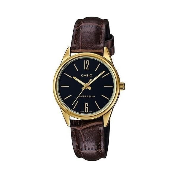 Kello - Casio - LTP-V005GL-1B - Analoginen - Kvarts - Kulta ja musta metalli