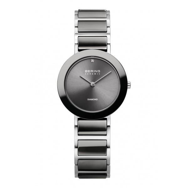 Ur - BERING - 11429-Charity16 - Grå keramik - Vandtæthed 5 ATM - Chic stil Grå