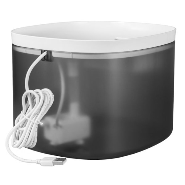 Vandautomater / drikkeskål til dyr, GreenBlue, GB392, 3L, USB 5V1A grå vit