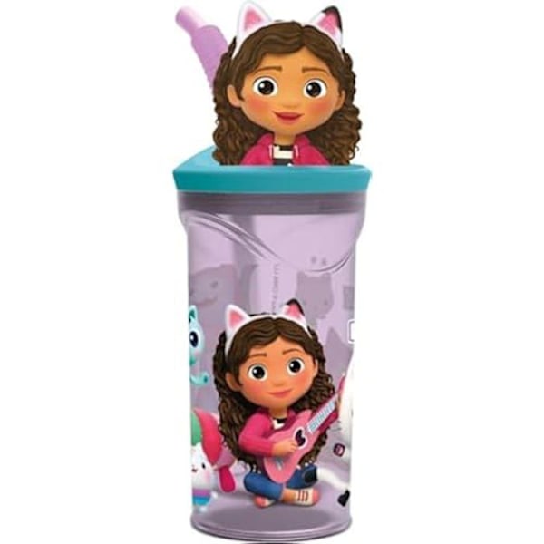 Leksak - SAFTA - Gabby'S Dollhouse - 360 ml 3D-kopp - Flerfärgad - 9 x 23 x 6 cm Flerfärgad
