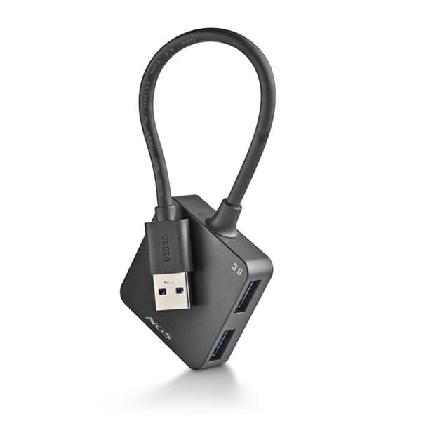USB Hub - NGS - IHUB3.0TINY - 4 porte - Overførsel 5 Gbps - Kompakt og bærbar