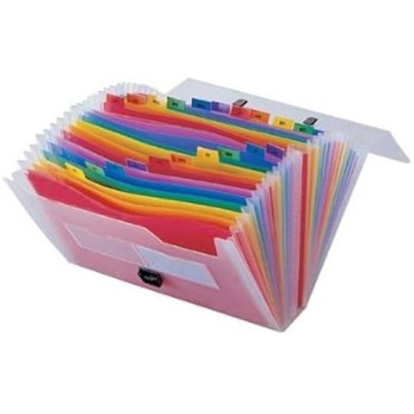 Trieur - LIDERPAPEL - 931822 - 26 Rum - Sort - Plast - 8x33x27 cm Svart