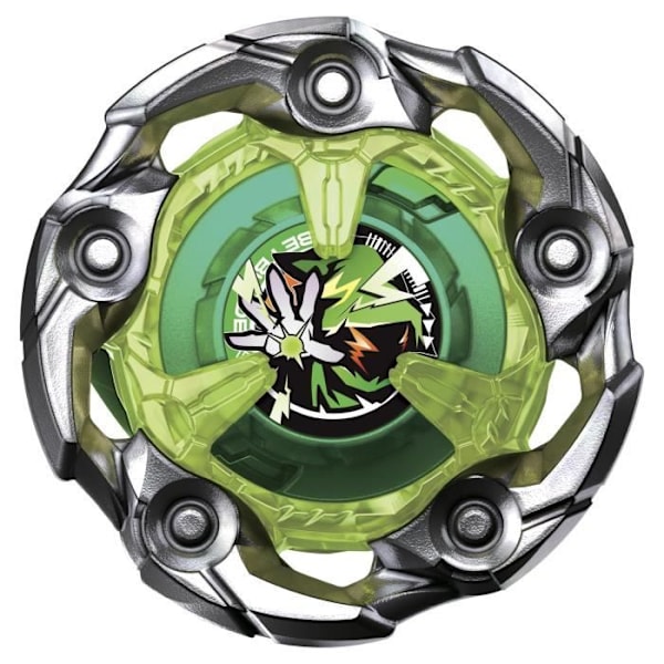 Beyblade X, Startpaket Wand Wizard 1-60R UX med en högerroterande attacktop och launcher, från 8 år. Flerfärgad