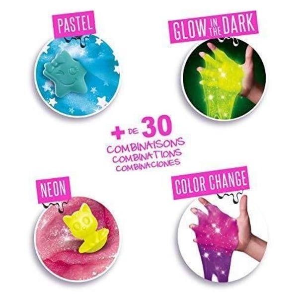 Channel Toys So Slime Mini Toolcase Glow in the Dark/Color Changing (SSC049), monivärinen (1)