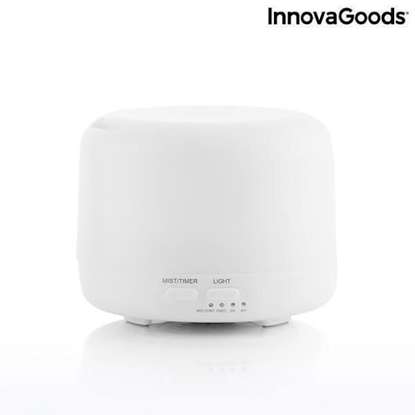 Steloured InnovaGoods Aroma Diffuusori Kostutin monivärisellä LEDillä - Musta - Tilavuus 0,5 L svart
