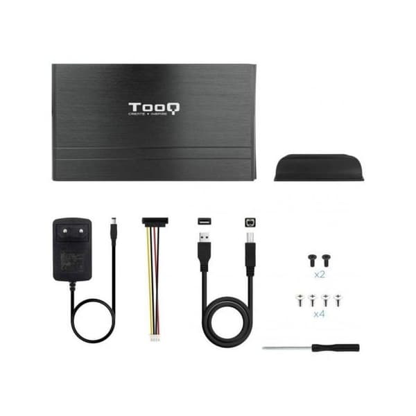 TooQ TQE-3520B 3.5'IDE/Sata3 harddiskkabinet - Sort