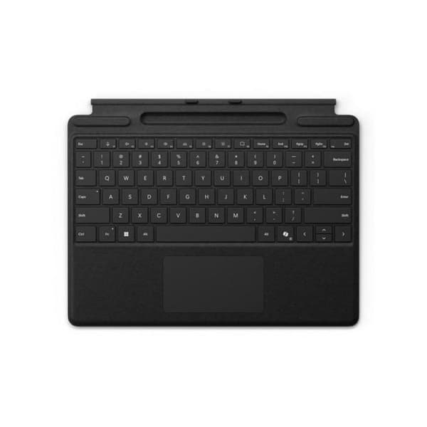 Microsoft Surface Pro -kynän säilytys Espanjan QWERTY -mustan näppäimistön