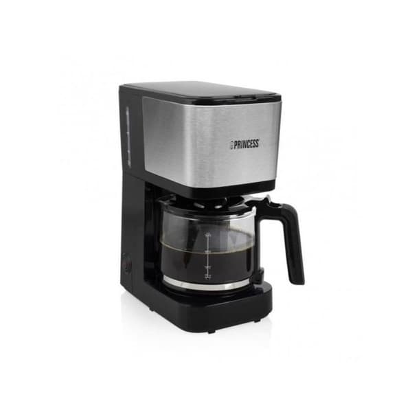 Princess 246031 Kaffemaskine sort, sølv Antal kopper=12