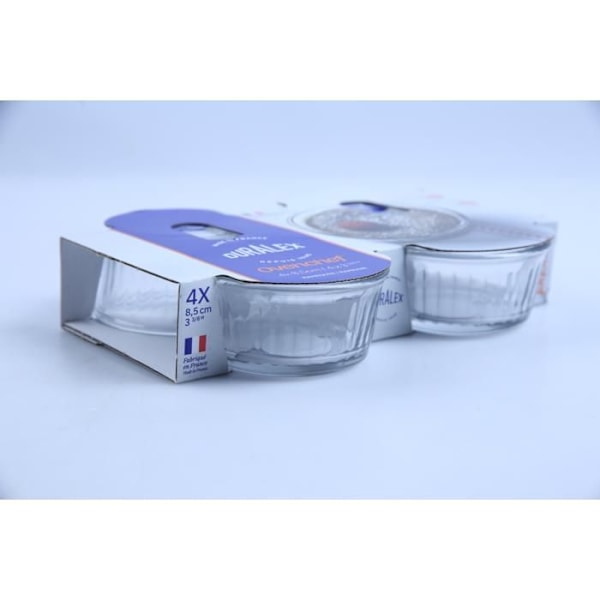 Ramekin - DURALEX - Uunilevy Läpinäkyvä - 8,5 cm - Karkaistu lasi - Läpinäkyvä Transparent