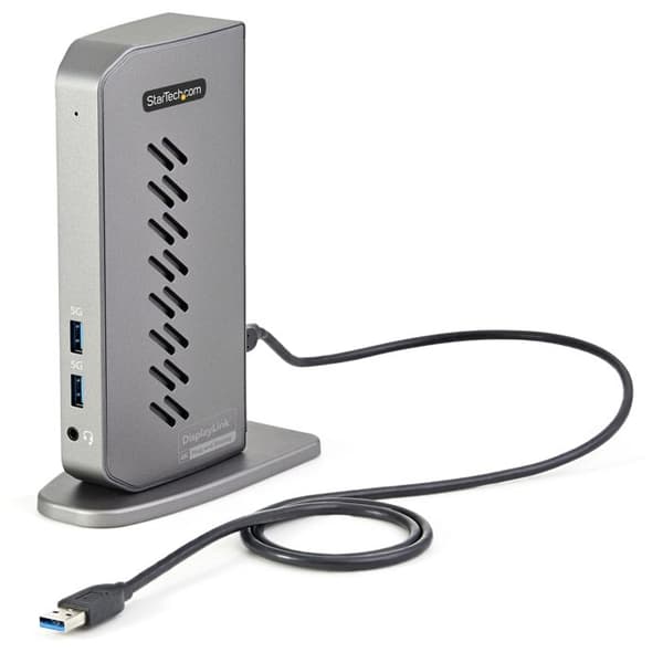 USB Hub - Startech - DK30A2DHUUE - 6 Porte USB A - 1 Port RJ-45 - Sort
