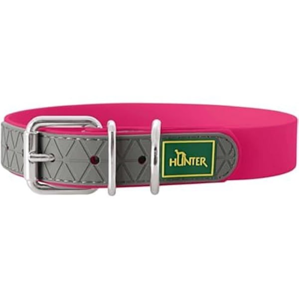 Koiran panta - HUNTER - Mukavuus - Kestävä muovi - Koko 28-36 cm - Vadelma hindbær