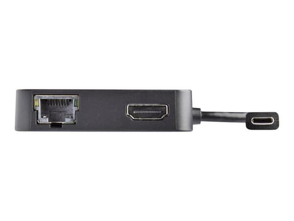 USB-C monipuolinen adapteri - STARTECH - HDMI 4K - GbE - USB 3.0 - Musta