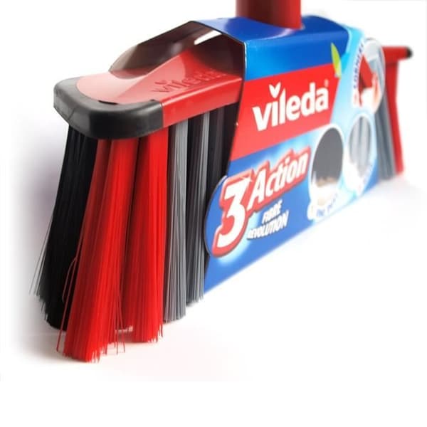 VILEDA Indoor Broom Brush 3 Action + kahva
