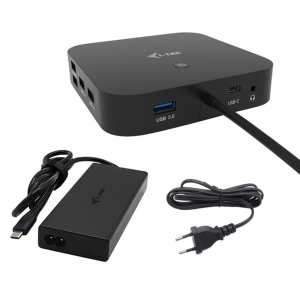 USB Hub - I-TEC - C31TRI4KDPDPRO100 - Musta - 10 Gbit/s - Yhteensopiva Windowsin kanssa