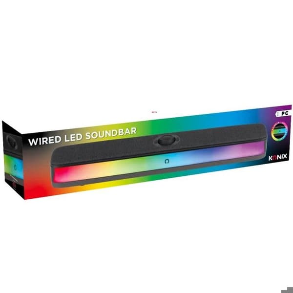 LED Soundbar Konix Gaming Kable til PC