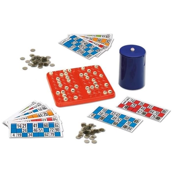 Lautapeli - CAYRO - Automaattinen bingo - Azul y naranja - Sisätilat - 2 tai useampi pelaaja Blått och orange