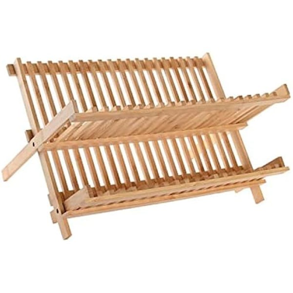 Viemäröintilauta - DKD HOME DECOR - Taitettava - 42 x 27,5 x 38 cm - Luonnollinen - Keittiötarvikkeet Naturlig