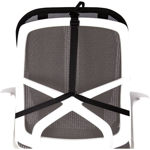Mesh ryggstöd - Fellowes - 9191301 - Grafit - Justerbar - Optimal komfort Grafit