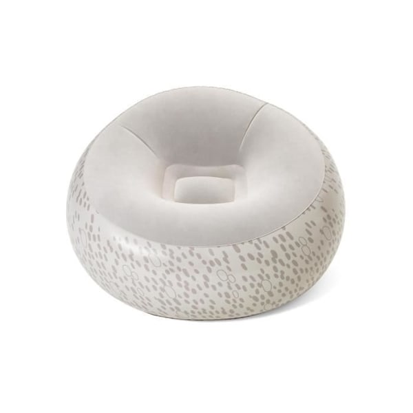 uppblåsbar fåtölj - BESTWAY - Rund 122 x 66 cm - 3 färger - Hållbar vinyl - Bekväm 3 matchande färger