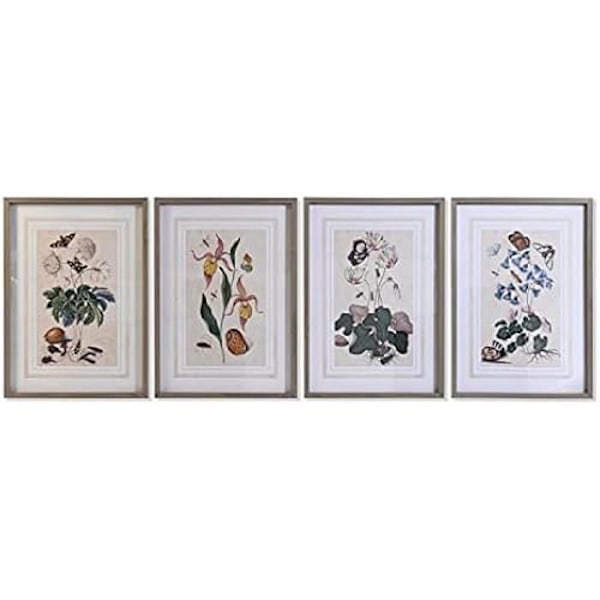 Maleri - DKD HOME DECOR - Estándar - Glas og gran - 50x2,5x65 cm - Moderne brunt, grönt och grått